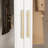 Baukus 94.8" W 6-Drawer Wardrobe with Glass Doors