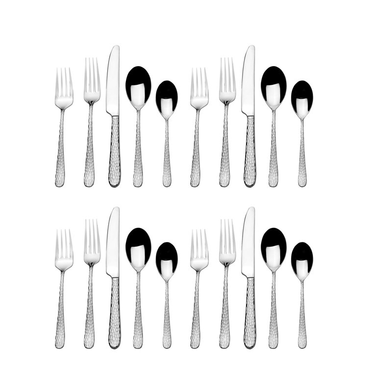 Ensemble de couverts 20 pièces Pfaltzgraff Madrid, service pour 4, acier inoxydable 18/10