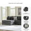 Canapé modulaire 2 pièces Biddeford-90630125