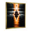«Buddhist Monk Meditating In Lake», reproduction sur toile-2096501186-2096501208
