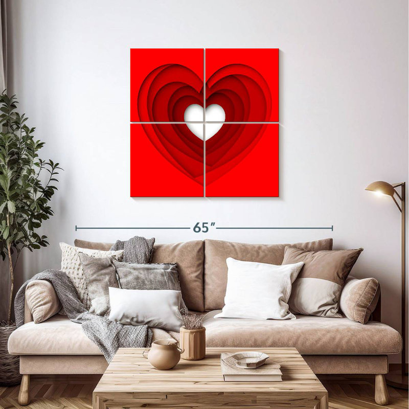 Hardie Heart Layers, H 38 po x l 38 po