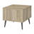 Square Engineered Wood Side End Table Antique Pine