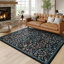 Tapis lavable à motif floral Kaldi-19868457-19868458