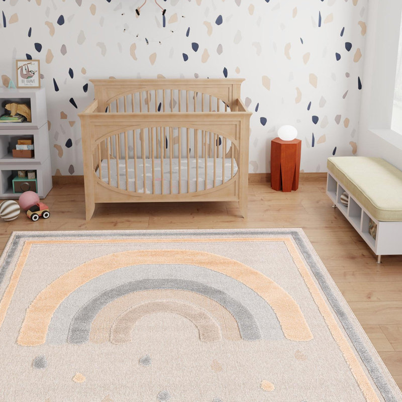Tapis pour enfant fantaisiste Unique Loom, Carré 7 pi 10 po