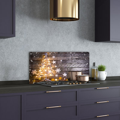 Halesworth 50cm W x 100cm L Glass Peel and Stick Panel