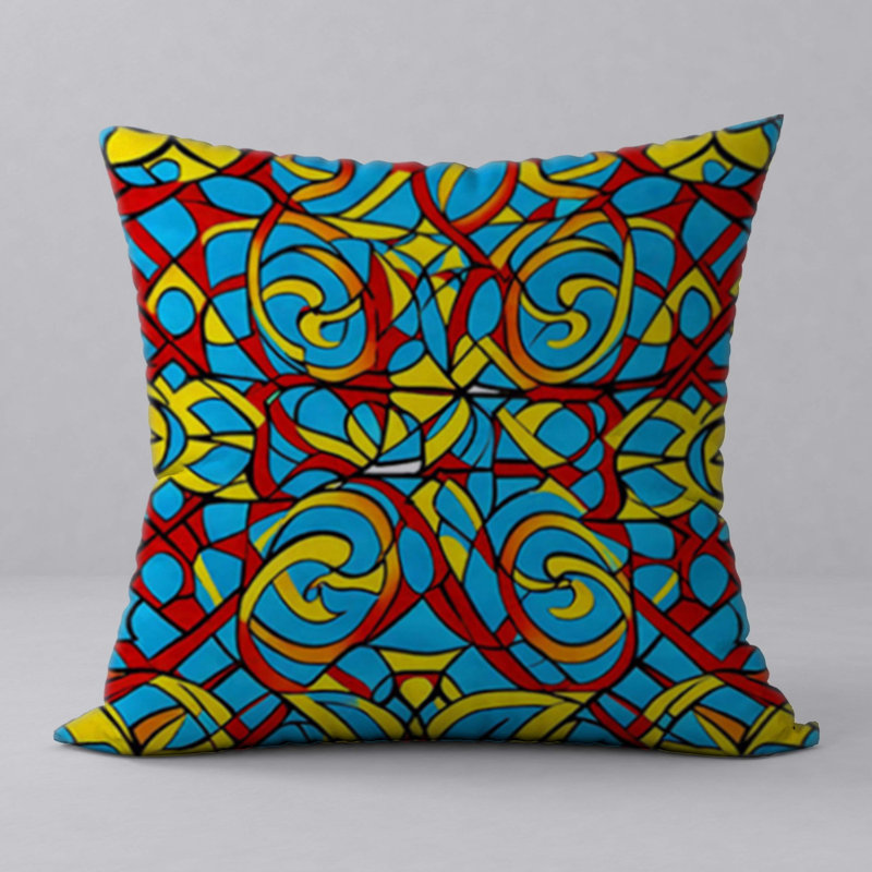 Coussin décoratif, H 22 po x l 22 po