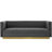 Silver Orchid Perez Vertical Channel Tufted Velvet Sofa-2114077832