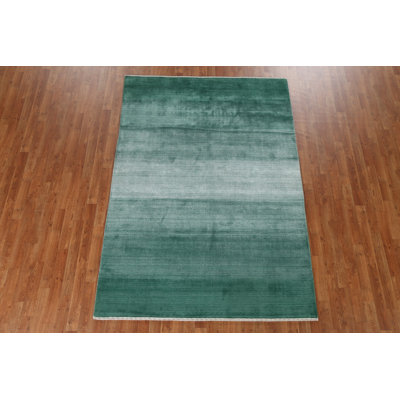 One-of-a-Kind 5'5" X 7'9" New Age Wool Area Rug in