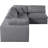 Burrows Upholstered L-Shaped Sectional Reversible-58627302