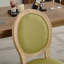 Meuble, ensemble de 2 chaises de salle à manger avec cadre en bois massif de style français-2070022078