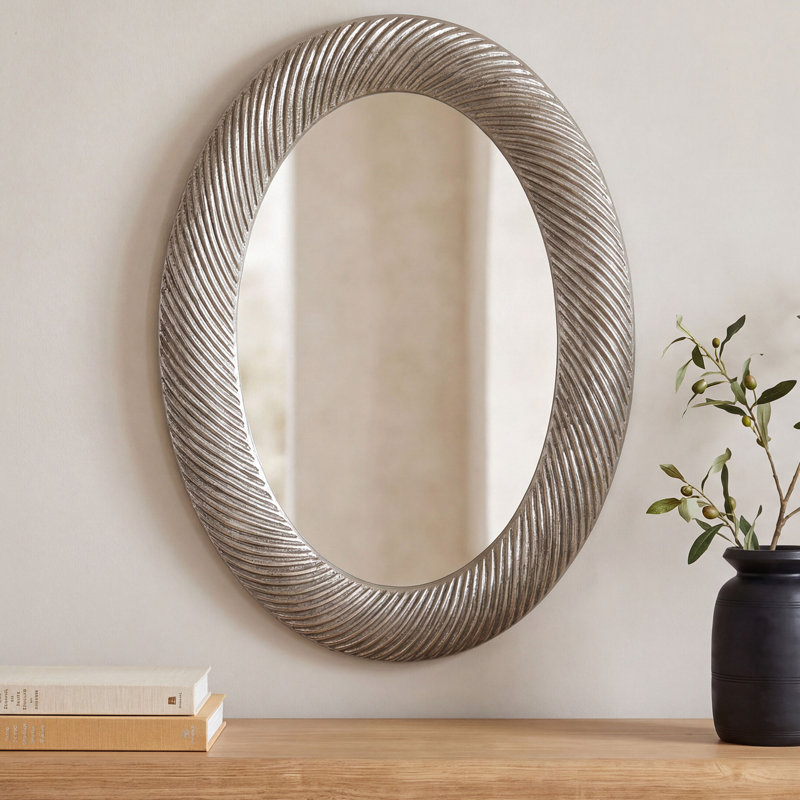 Constance Oval Aluminium Mirror