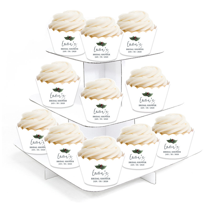 Emballages de petits gâteaux de mariage personnalisés
