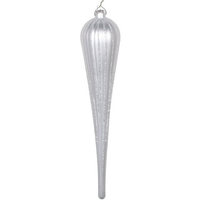 Matte Glitter Drop Christmas Ornament