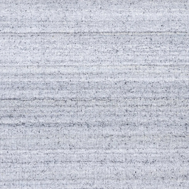 Chrisha Abstract Area Rug in Gray/White, Rectangle 5' x 8'