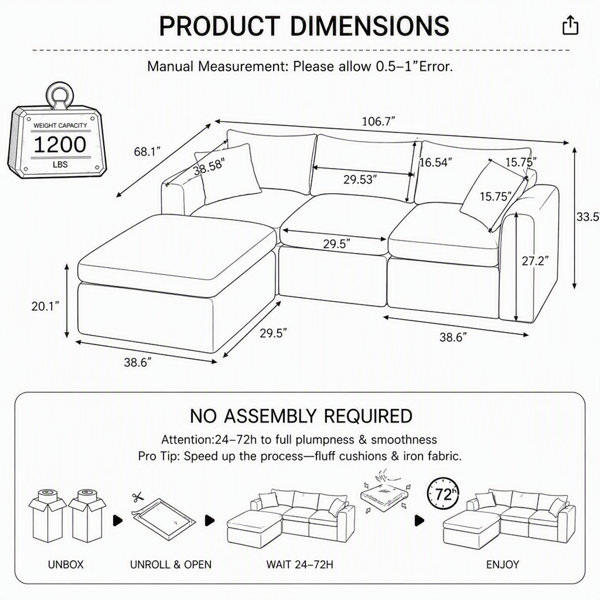 Dimensions du produit