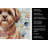 Liver Shih Tzu Coastal Sea Glass Kitchen Towel-871464241