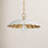 Granduca Single Light Steel Gold Pendant