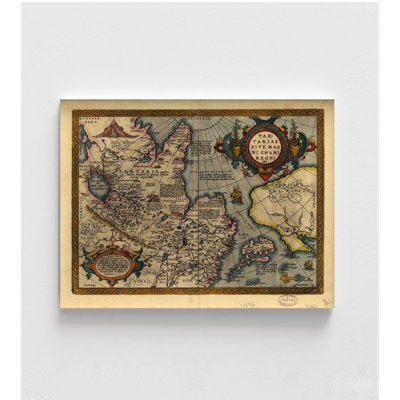 Asia Theatrum Orbis Terrarum, Elegant Rustic Asian Poster, Home Office Asian Style Print, Old Asian Wall Decor, Asian Library Decor