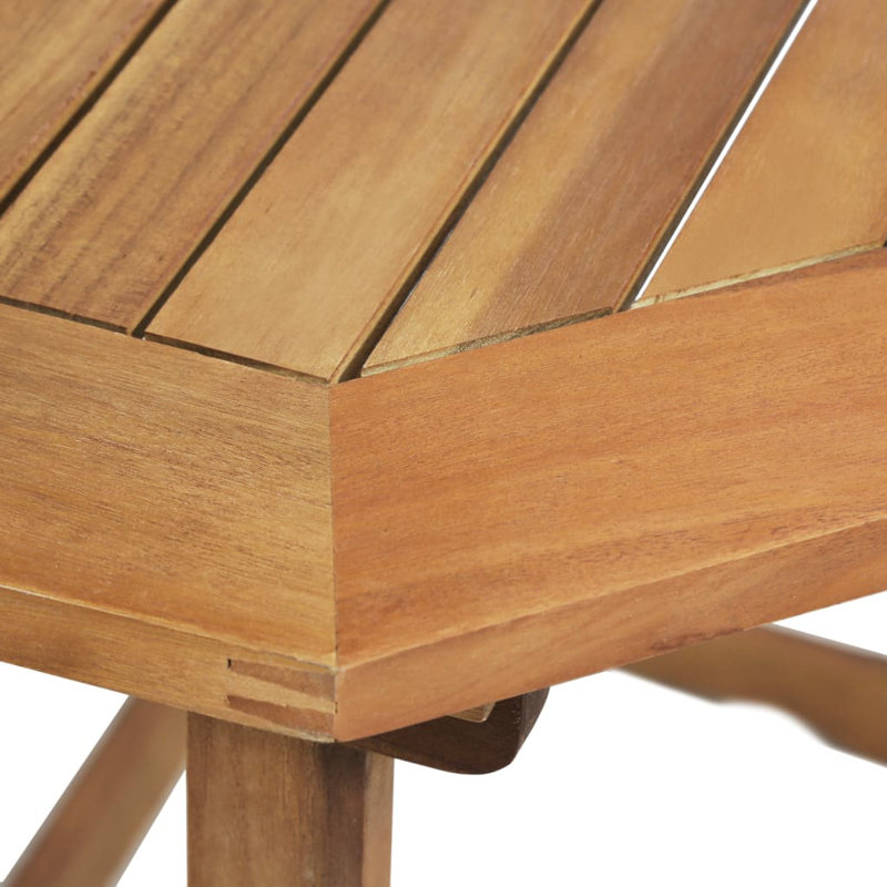 Nicoletti 4 - Person Acacia Patio Dining Set with