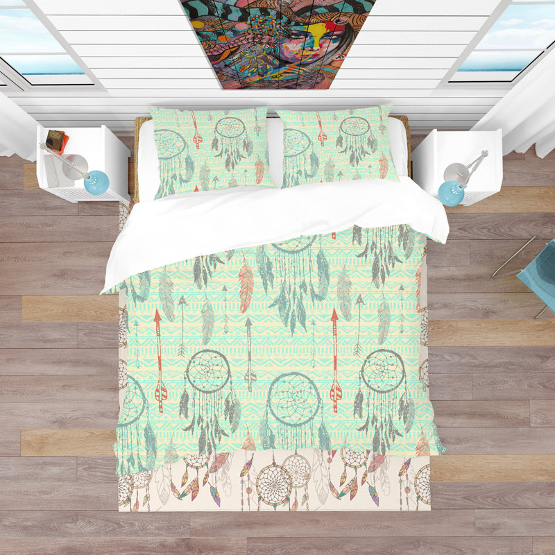 Ensemble de housse de couette sud-ouest, Housse simple + 1 taie décorative