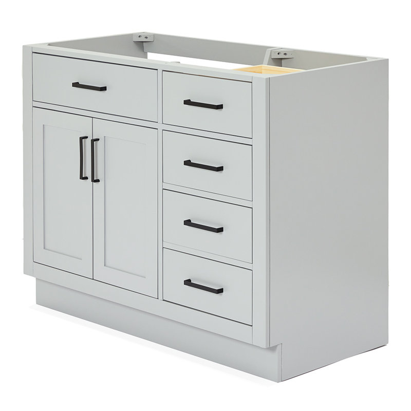 42" Single Bathroom Vanity Base only, Gray