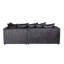 Romelia 3 Seater Velvet Sofa & Chaise-834865211-834865190