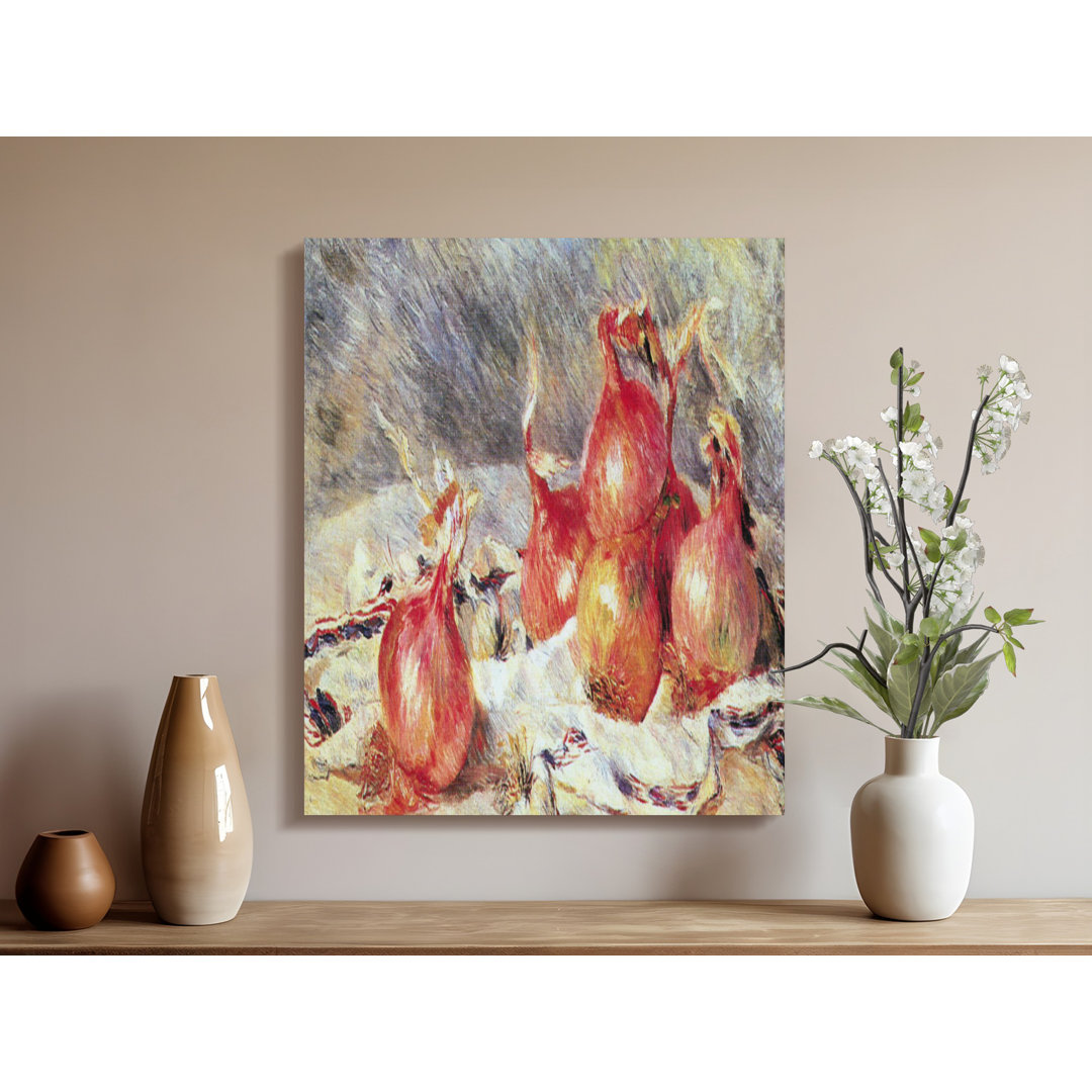 Renoir Onions Still Life Canvas Print