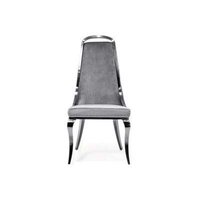 Chaise d'appoint en velours Oreana