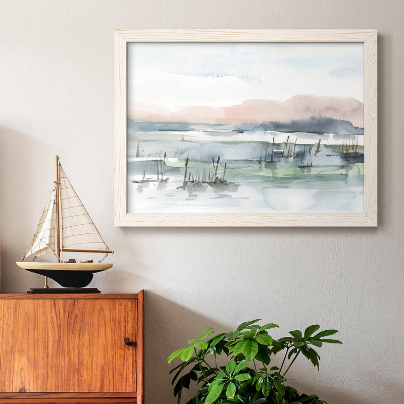 Marsh Cattails I - reproduction de photo sur toile, Blanc, H 26 po x l 38 po x P 1,5 po