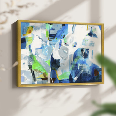 Down the Rapids -Framed Print - Restickable