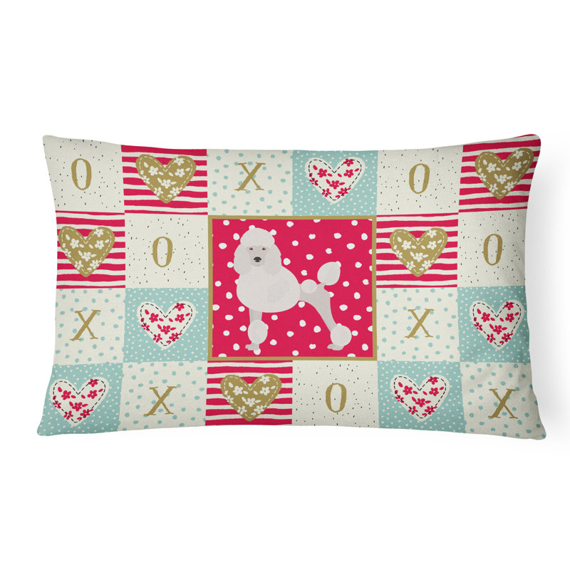  Coussin extérieur rembourré Poodle Love