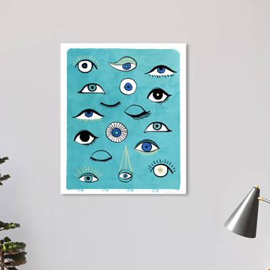 Trinx Symbols And Objects Eye See You Mystic Symbols On Canvas Print
