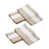 Blanc / rayures beiges est en rupture de stock
