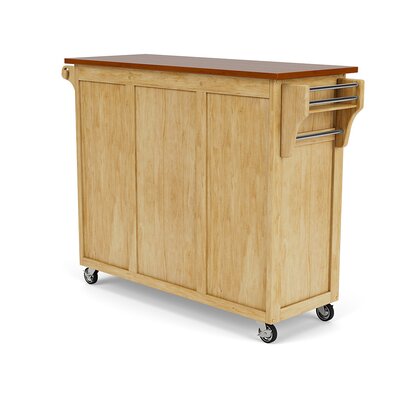 Red Barrel Studio® Littrell Solid Wood Kitchen Island & Reviews | Wayfair