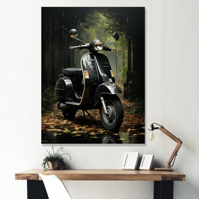 " Forest Path And Scooters "