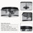 Hanshelmut 3 - Light 12.2” Shaded Drum Flush Mount-1670986411