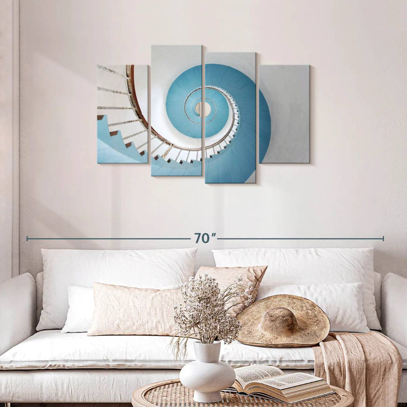 Lilie Blue Spiral Staircase