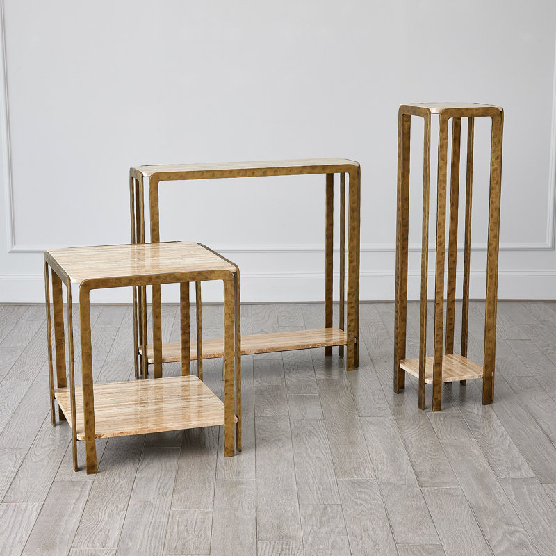36'' Stone Top Console Table