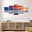 Heaven At Sunset sur toile, ensemble de 5 pièces-294881031