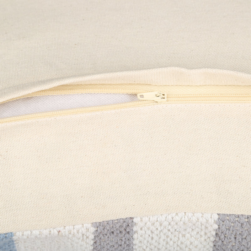 Chanhassen Striped Cushion Cover, Blue/Grey/White