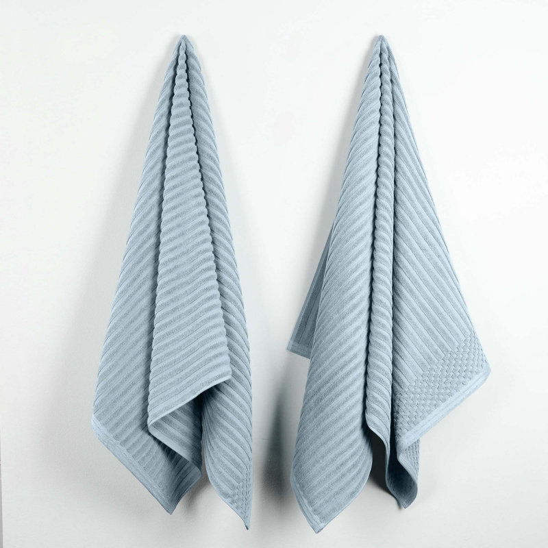 Ensemble de draps de bain Ruvins, Bleu ardoise