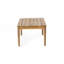 Table basse d'extérieur au design rustique