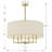 6 - Light Drum Chandelier with Crystal Accents-38825397