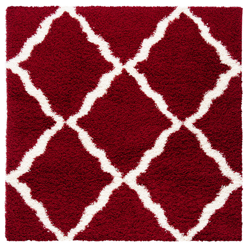 Sgd-Dallas Shag Performance Geometric Rug, Square 6'