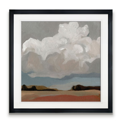 «Cloud formation I» par Emma Sarvey - reproduction d'art encadrée