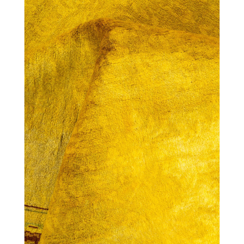 Fine Vibrance One-of-a-Kind 6' 1" X 8' 10" Hand Knotted Area Rug