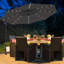 Oullins 3m Cantilever Parasol with Lights-309750415