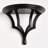 Gianinna Half-circle Mango Bracket Shelf-109425082-116442720