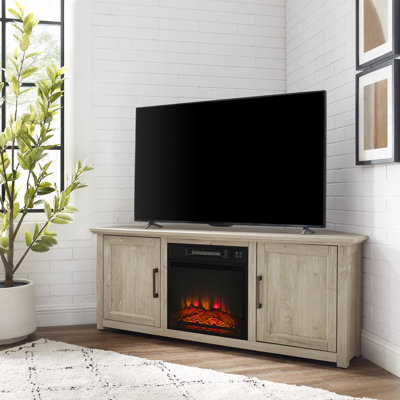 Meuble télé avec foyer électrique pour téléviseur de 60 po ou moins Rozier