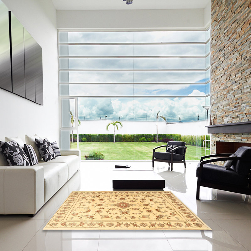 Cesaire Oriental Indoor Rug, Square 4'